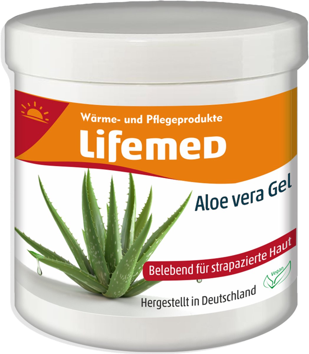 Lifemed Aloë Vera Gelei, 250 ml pot