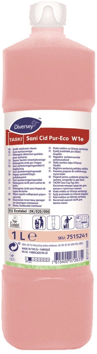 TASKI WC-reiniger Sani Cid Pur-Eco, 1 liter