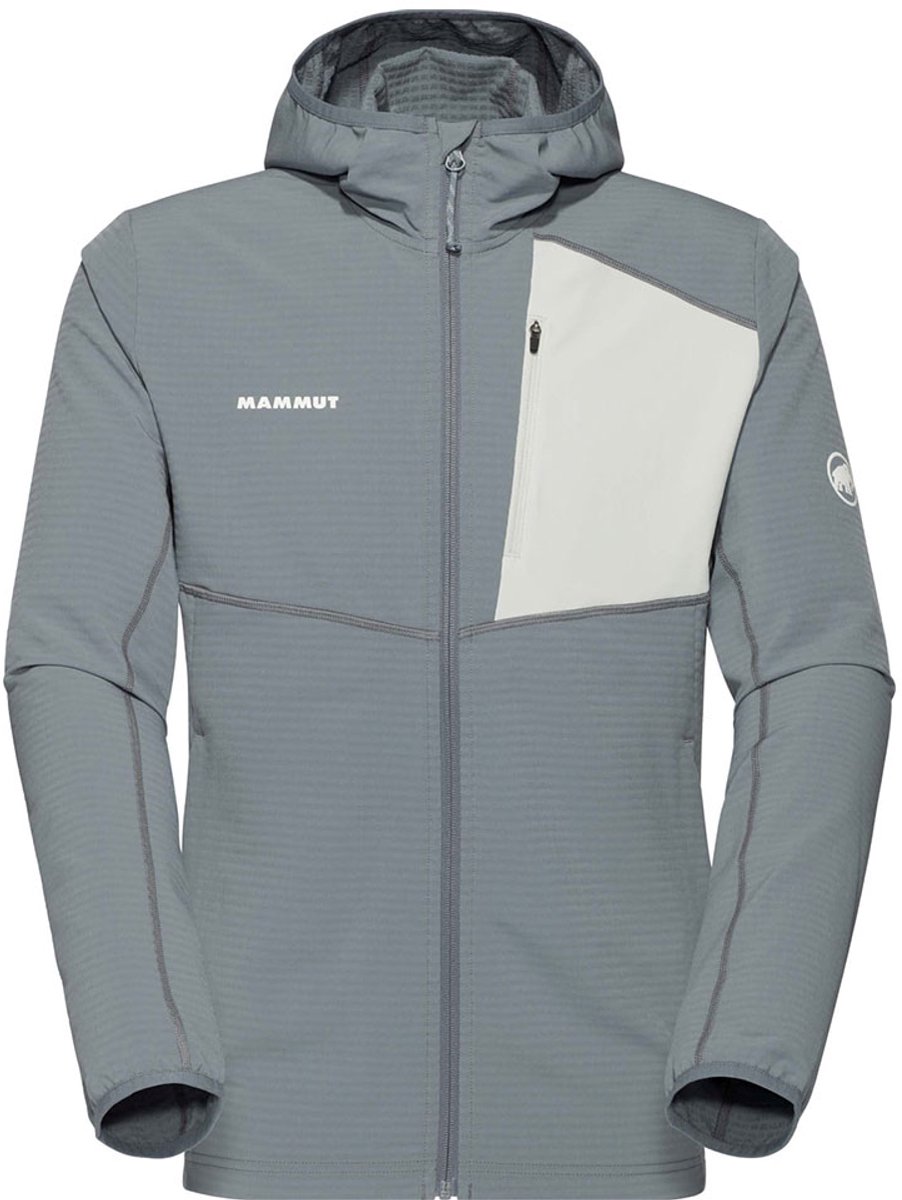 Mammut Madris Light Fleece Met Volledige Rits Man Zilver