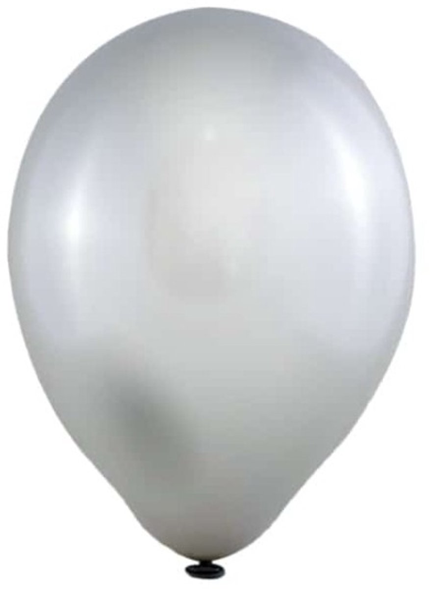 Daily Style – Ballonnen – Metallic Zilver – 50 stuks – Feestdecoratie