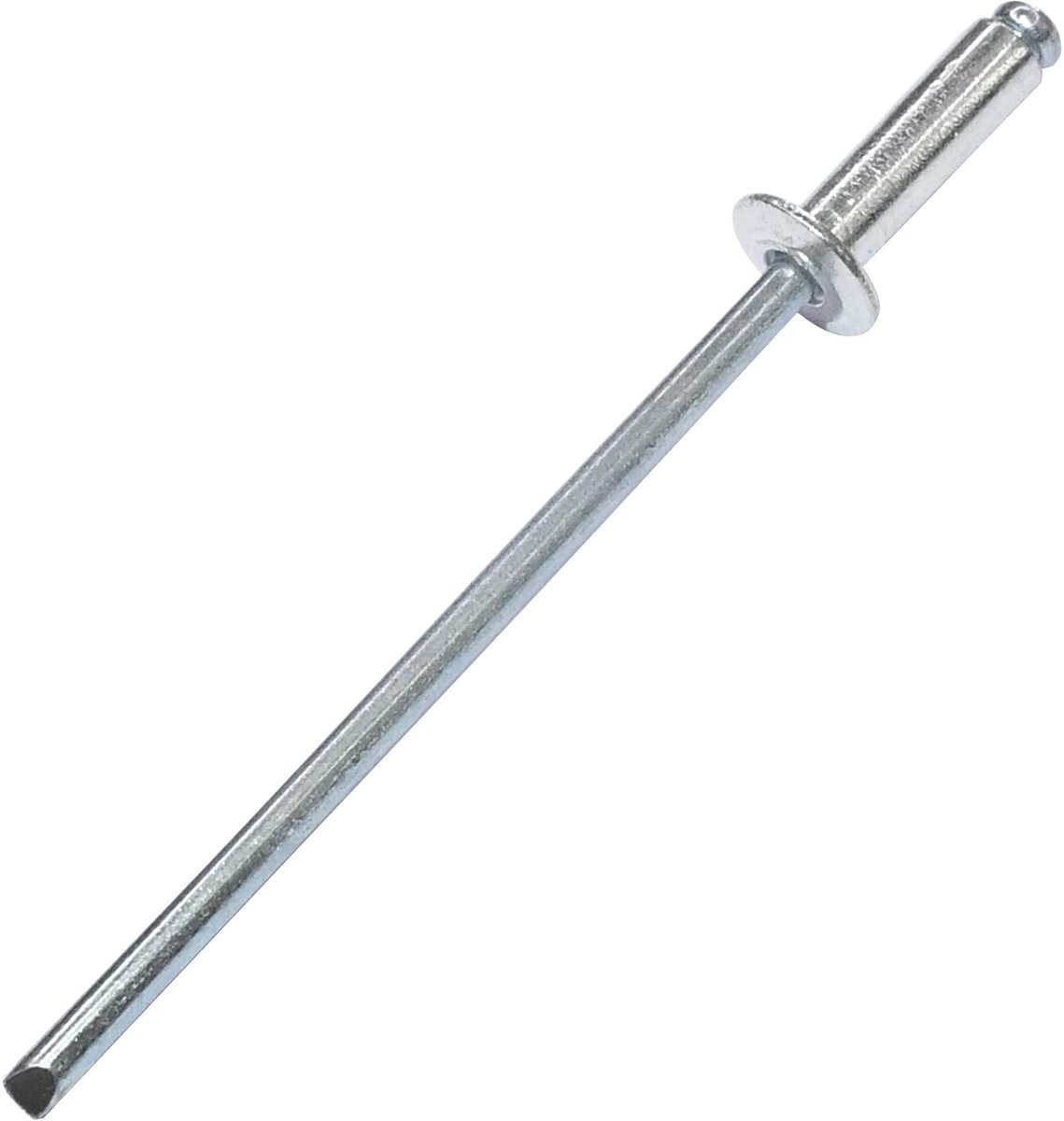 Set van 100 blindklinknagels Ã˜2.4x8mm Aluminium/ Staal - DIN 7337 A - Popnagel met breekbare schacht - C48090
