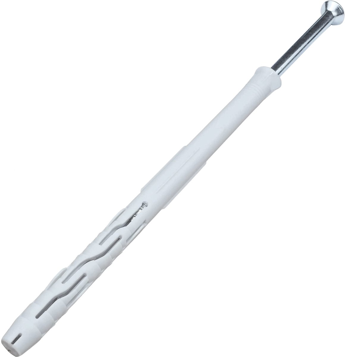 Set van 10 kunststof pluggen Ø10x160 mm met 10 verzonken schroeven Ø7x165 mm voor metselwerk, stevig en duurzaam voor betrouwbare bevestiging