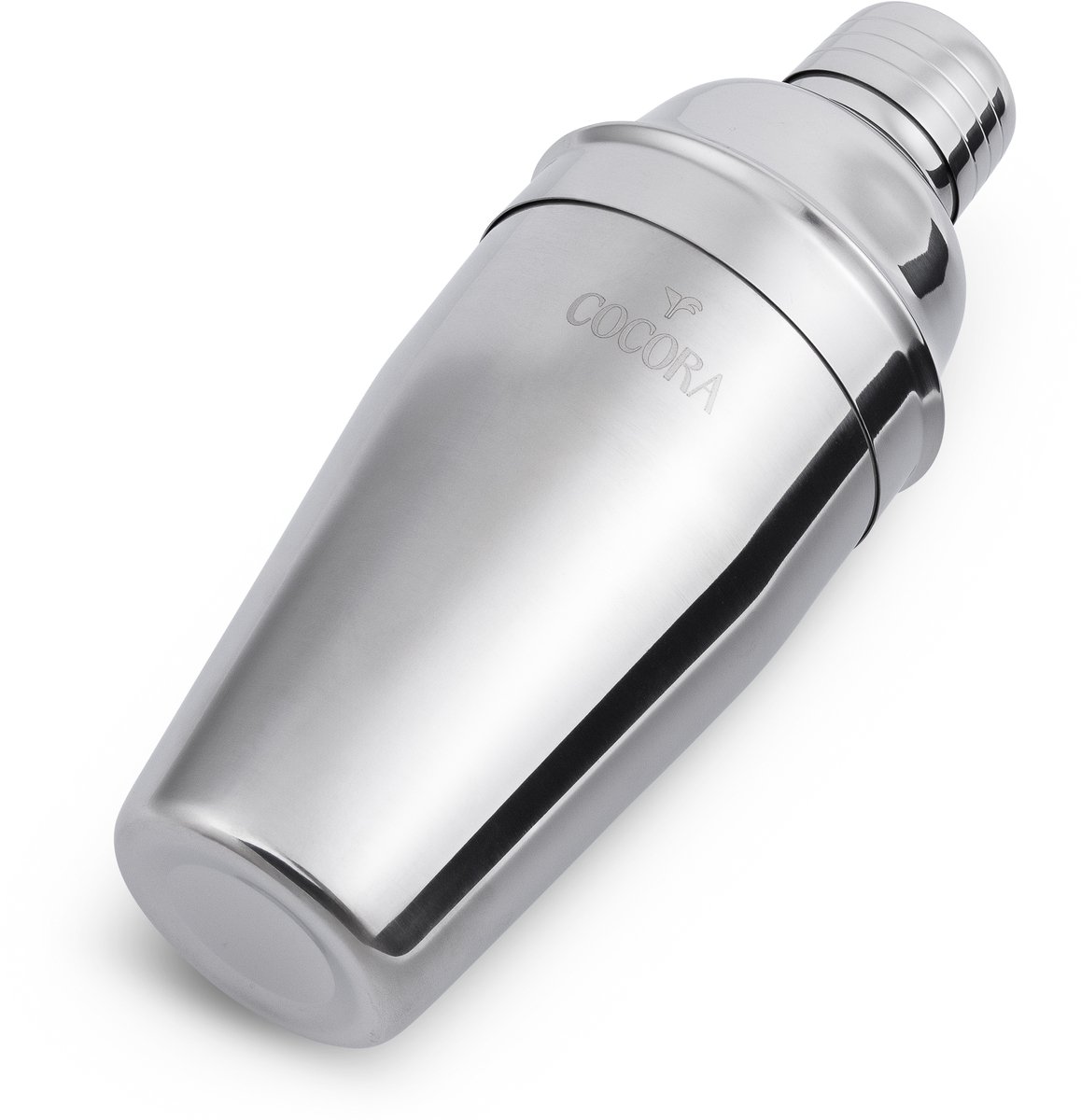 Cocora Cocktail Shaker - Cocktailshaker 500 ml - Roestvrijstaal (RVS) - Zilver
