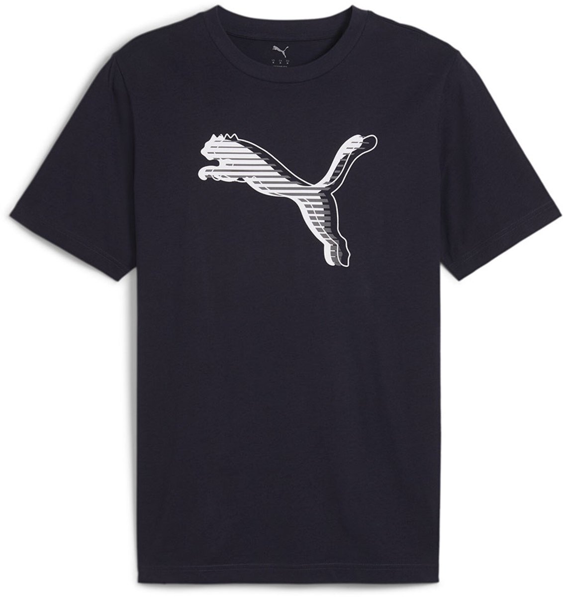 Puma Graphics Cat Logo T-shirt Met Korte Mouwen M Blauw