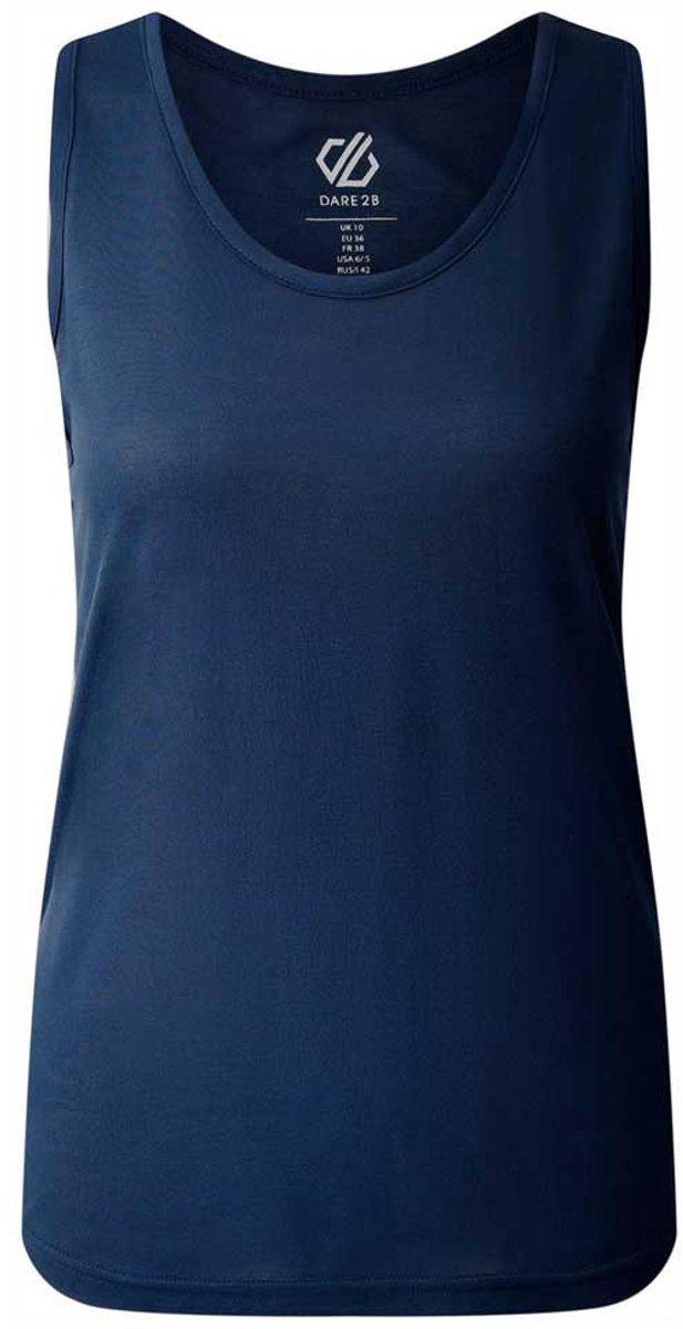 Dare2b Harmonic Mouwloos T-shirt Vrouw Denim