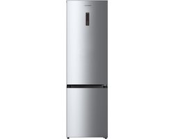 Heinner HCNF-HM377INVXC Koel-vriescombinatie 377 L – Full No Frost – Touchbediening met LED-display – Holiday-functie – Super-functie – RVS – 5 Jaar Garantie