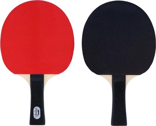 Tafeltennisset, 2 Professionele Tafeltennisbatjes, 3 Tafeltennisballen En Draagtas Ping Pangset Ideaal Voor Beginners Gezinnen En Professionals