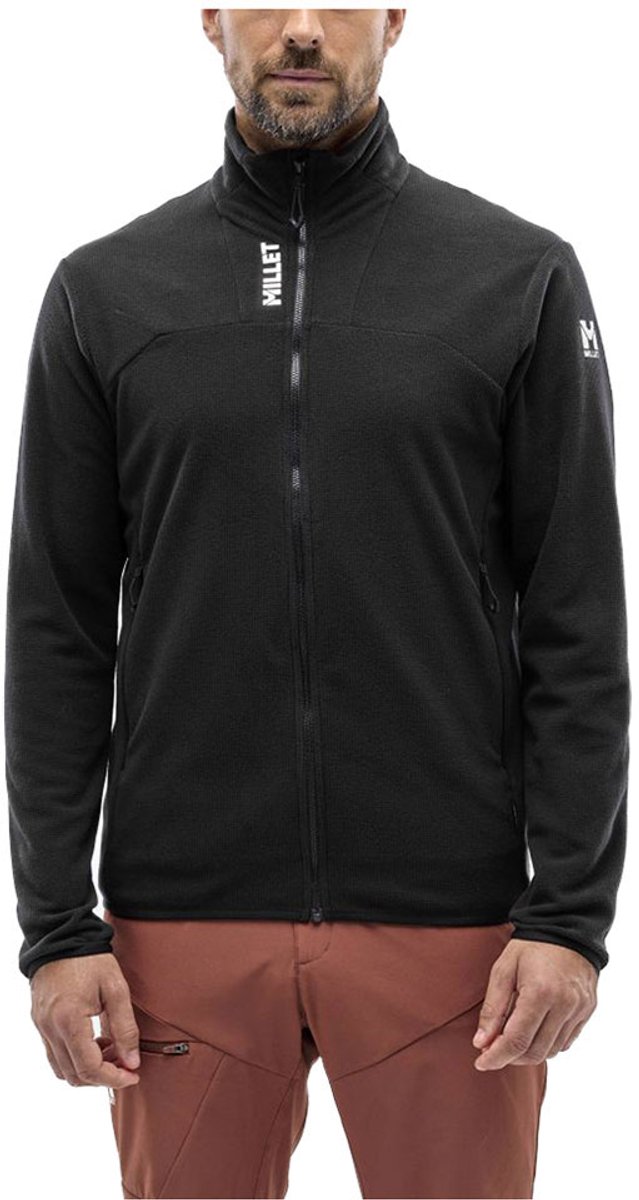 Millet Ubic Lightgrid Fleece Met Volledige Rits Zwart S Man