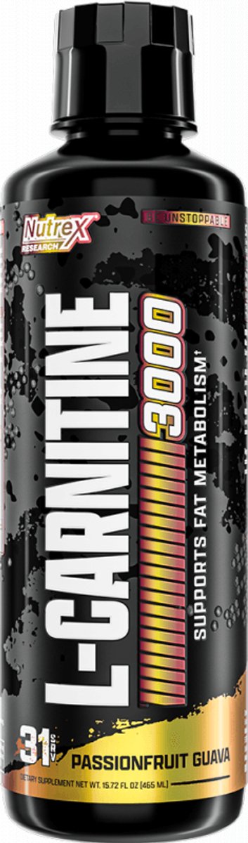 Nutrex Research Liquid Carnitine 3000 (465ml) Passionfruit Guava - Dieet & Gewichtsbeheersing - L-Carnitine