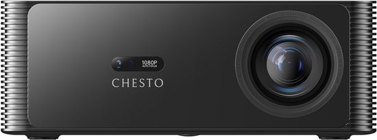 Projecteur Chesto Google TV – 700 lumens ANSI, prise en charge Full HD et 4K, Wi-Fi, autofocus
