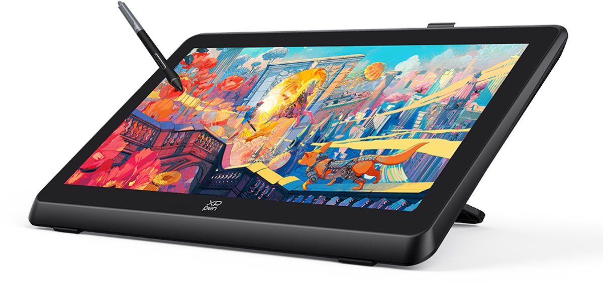 XPPen Artist 22 Plus grafische tablet - 21,5 inch volledig gelamineerd scherm - Intellignete X3 Pro Smart Pen in 16K-niveaus - 130% sRGB-kleurengamma - Compatibel Mac Windows Chrome Linux Android