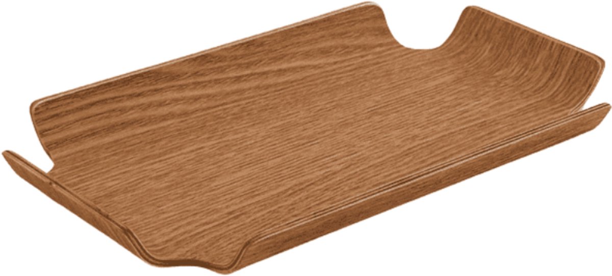 XLBoom Deck Tray 24×14 Oak – Houten serveer- en display tray – Verkrijgbaar in Oak | Walnut | Black – Design dienblad met antislip & stapelbaar