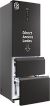 Haier HTW5618DNPT - Koel-vriescombinatie - 360L - Direct Access Lades - Total No Frost - 99% Air Surround - Energieklasse D - 10 Jaar Garantie op onderdelen