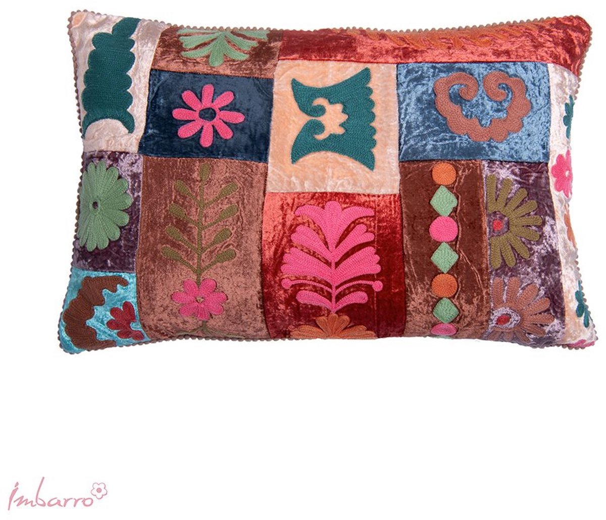 Imbarro Fashion & Home Kussen Malou 40 x 60 cm 100% Katoen Velvet