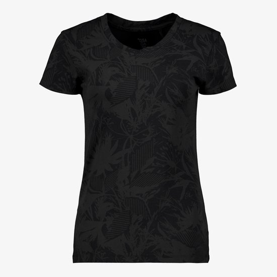 T-shirt de sport femme Osaga imprimé noir - Taille S