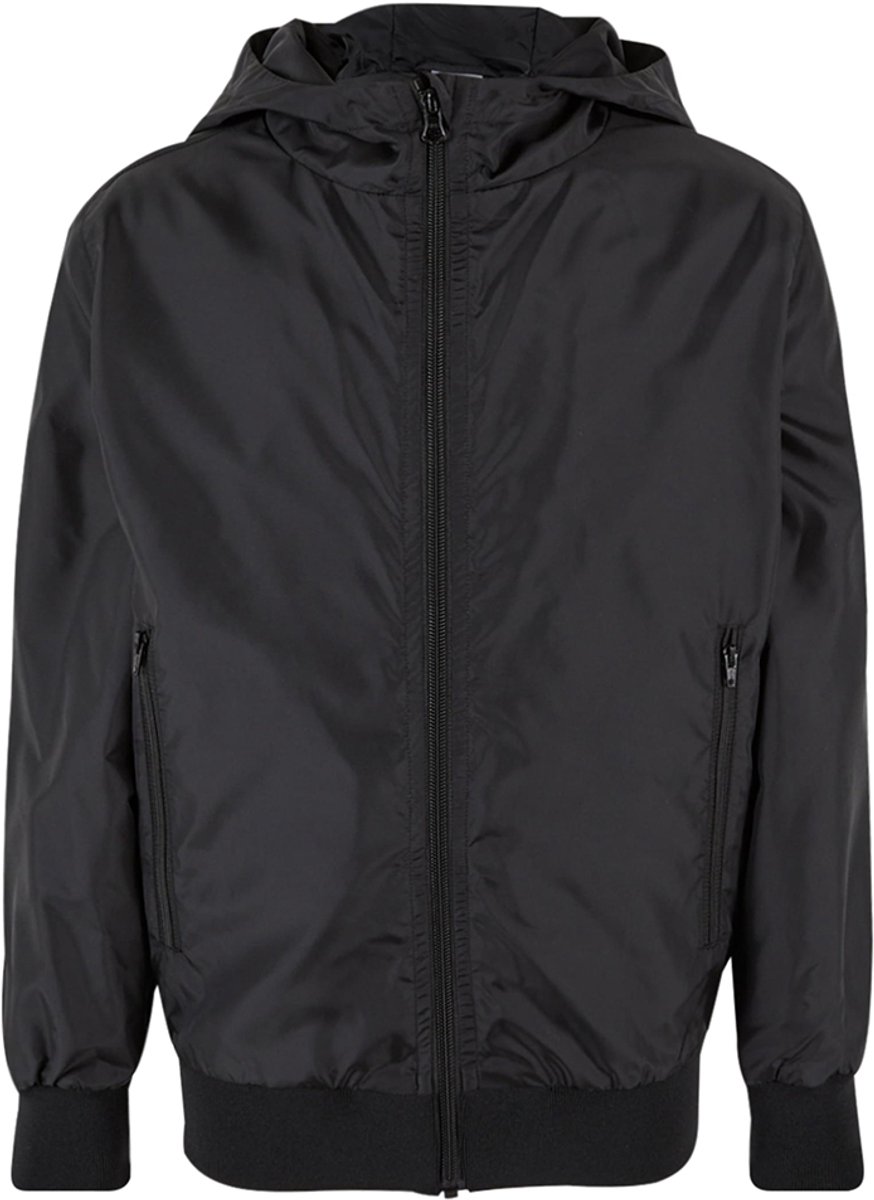 Urban Classics Boys Kinder Windbreaker jacket Kids 110/116 Zwart