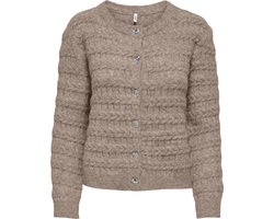 Only Vest Onlcabala Ls Cabel Cardigan Cc Knt 15375144 Mocha Meringue Dames Maat - S