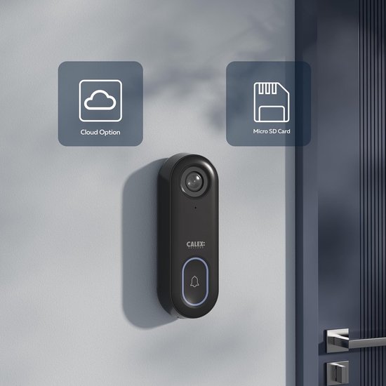 Slimme Video Deurbel met Camera WiFi - Full HD, Nachtzicht, Bewegingsdetectie, Tweerichtingsspraak, 1080P van Merkloos — afbeelding 2