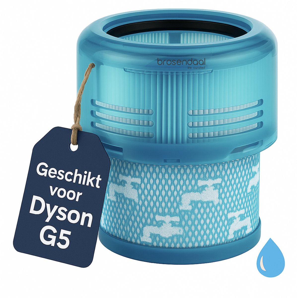 Brosendaal Filter geschikt voor Dyson Gen5 - G5 Dyson filter - SV23 - Wasbaar en Herbruikbaar