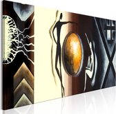 Schilderij - Gesprekken