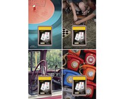 LECAS Scheurkalender 2026 Retro Wandkalender Comisch