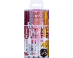 Royal Talens Ecoline Brush Pen Set 'Frau Hölle' 5 stuks