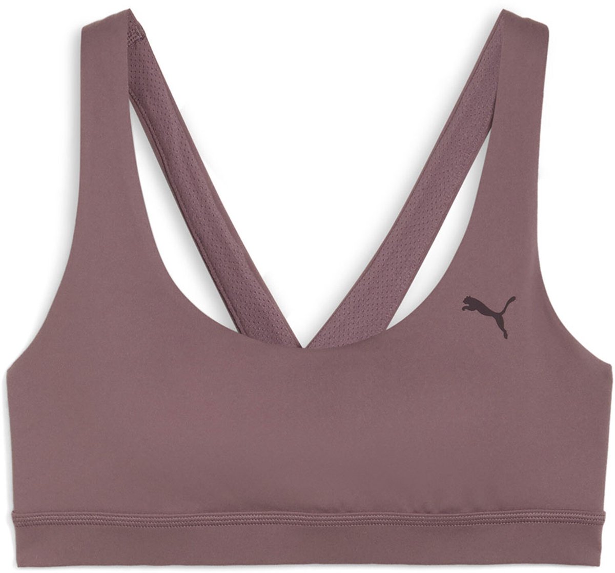 Puma Cloudspun Mid Sportbeha Paars M Vrouw