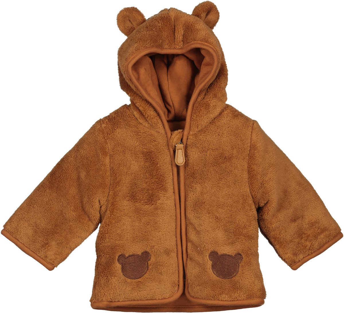 Blue Seven - Unisex velvet jas - Caramel