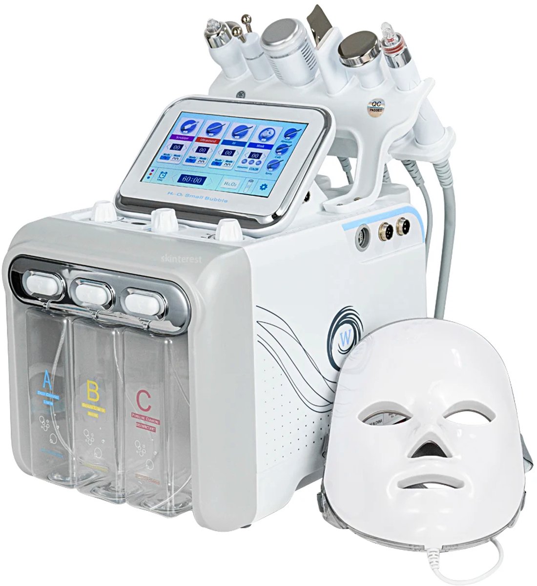 Fubzz Hydra Water Dermabrasie Gezichtsmachine - 7-in-1 Huidverzorging - Professioneel Schoonheidsapparaat - Anti-Acne - Rimpel & Huidverstrakking