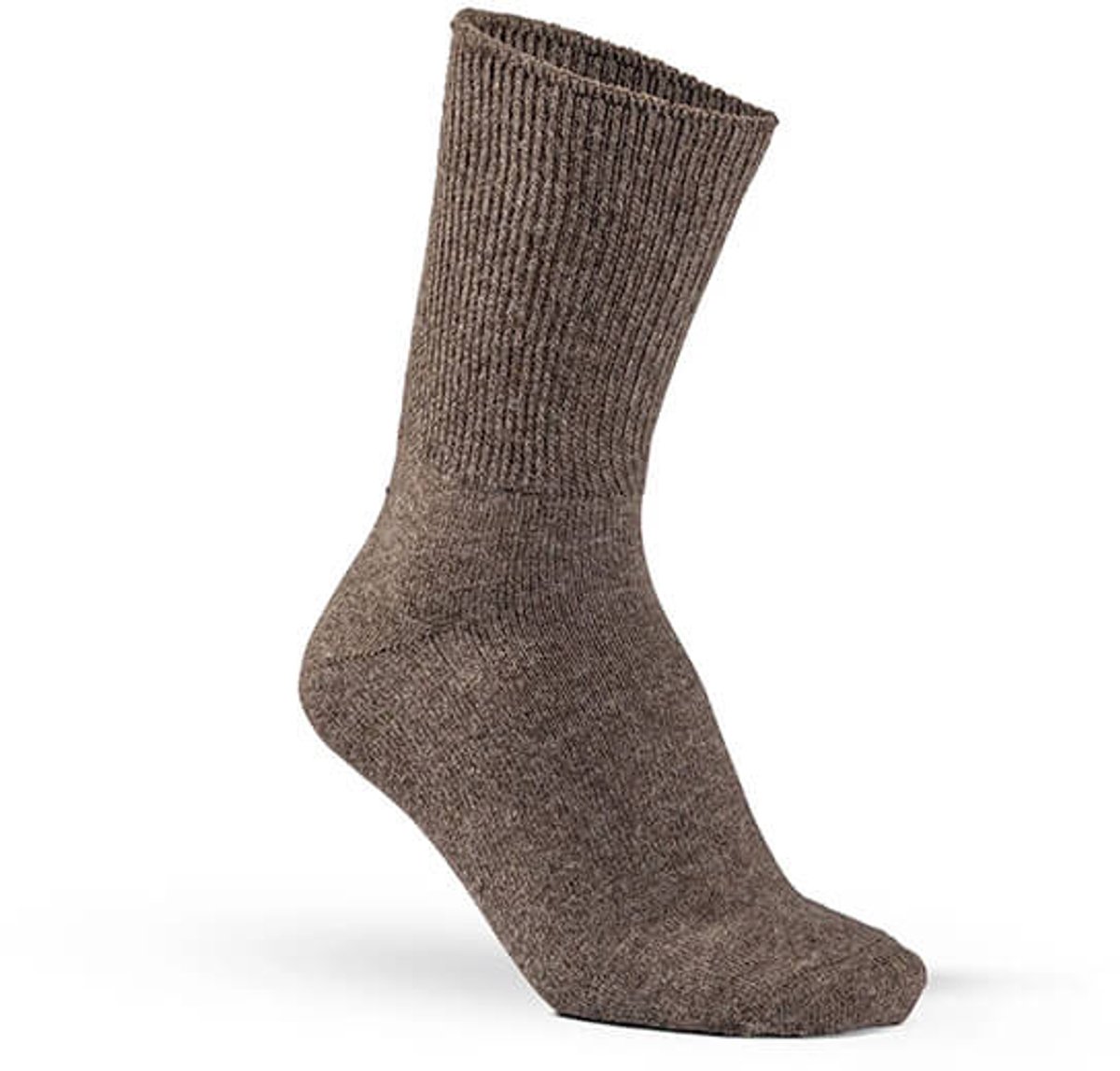 Fellhof alpaca sokken comfort maat 43-46 - bruin