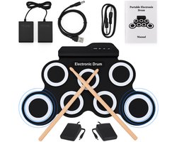 Premium Elektrische Drumstel - Inclusief Drumstokken En Oordopjes - Drumstel voor kinderen - Drumpad - Drumstel Elektronisch - Kinder Drumstel - Nifkos