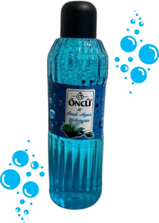 Öncü (Aqua) - Turkse Kolonya - Desinfectie - handdesinfectans - Aftershave - 400ML - 60° alcohol