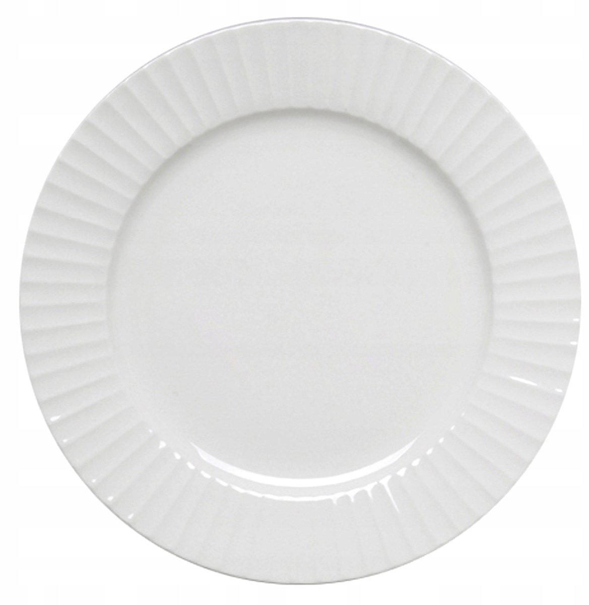 Metropolis plat bord 29 cm wit porseleinen REK