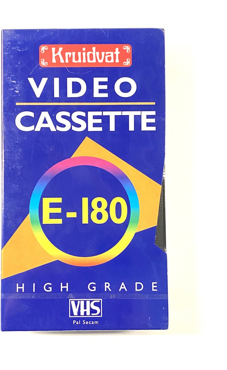 VHS 180 minuten videoband high grade kruidvat