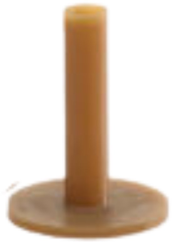 Bruine, stevige golftee van 60 mm.