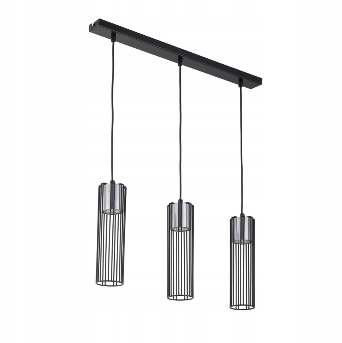 FOBIA Hanglamp 3 Buis Zwart/Zilver 60cm - Sigma Verlichting