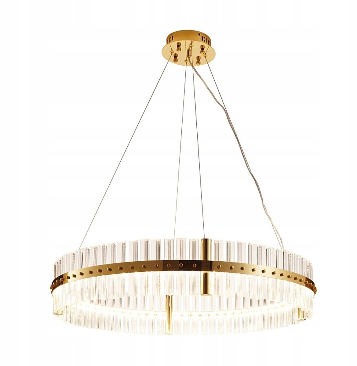 AURA LED Plafondlamp Goud 85 cm - Stijlvol en Modern