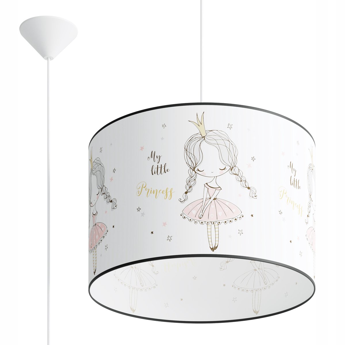 Sollux Princess 40 Hanglamp - Multikleur PVC Kinderkamer