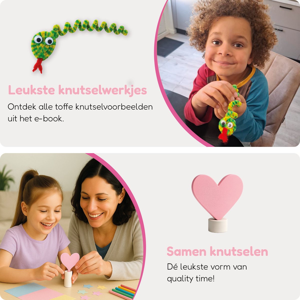 Knutselkoffer XXL BIEK20® Zacht Roze - Inclusief E-Book - Knutselpakket - Creatief Speelgoed - Knutseldoos - Knutselset - Knutselbox - Knutselen Meisjes - Knutselen Jongens — afbeelding 7