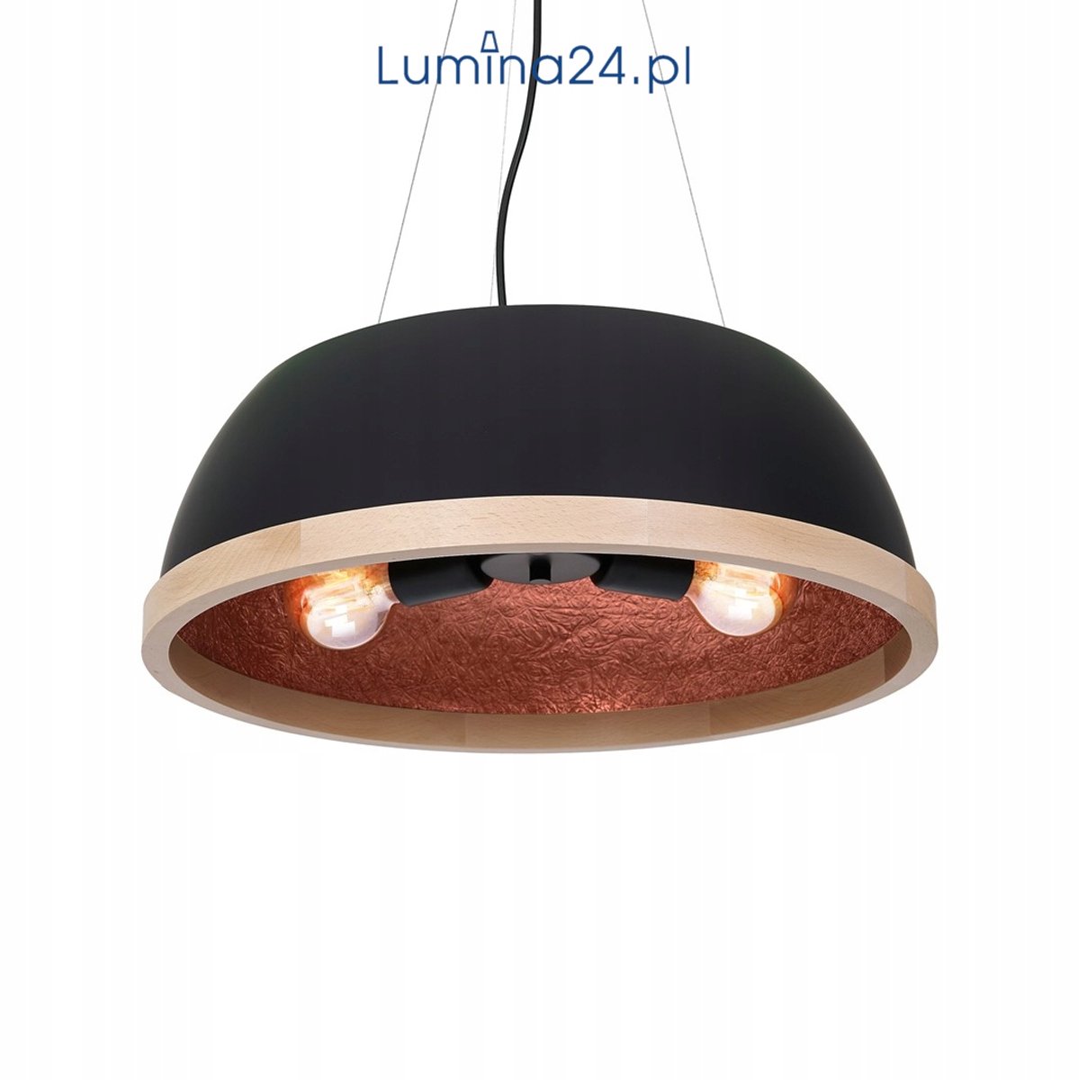 MAXIM Hanglamp Zwart-Goud 3xE27 MLP4480