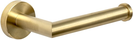 Porte-rouleau de toilette VDN Stainless or - Porte-papier toilette - Porte-rouleau de papier toilette - Acier inoxydable