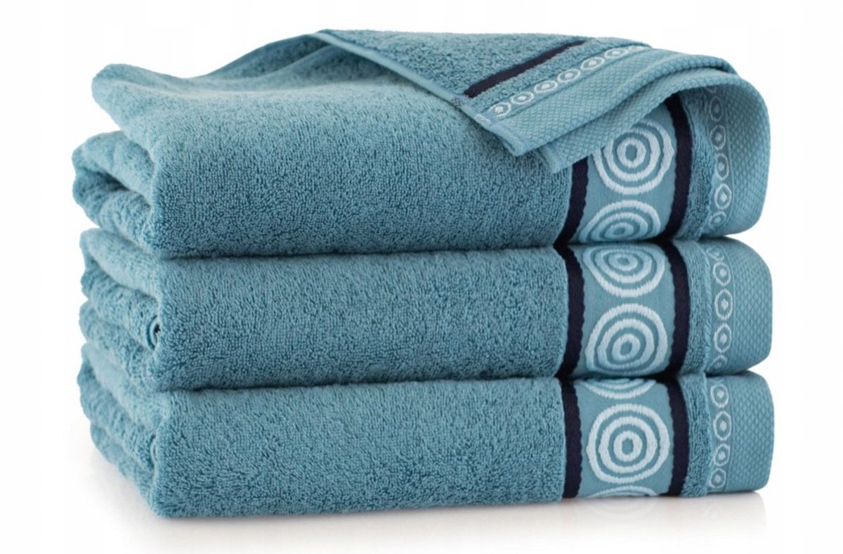 Zwoltex Rondo Handdoek 30x50cm - Egyptisch Katoen - Blauw