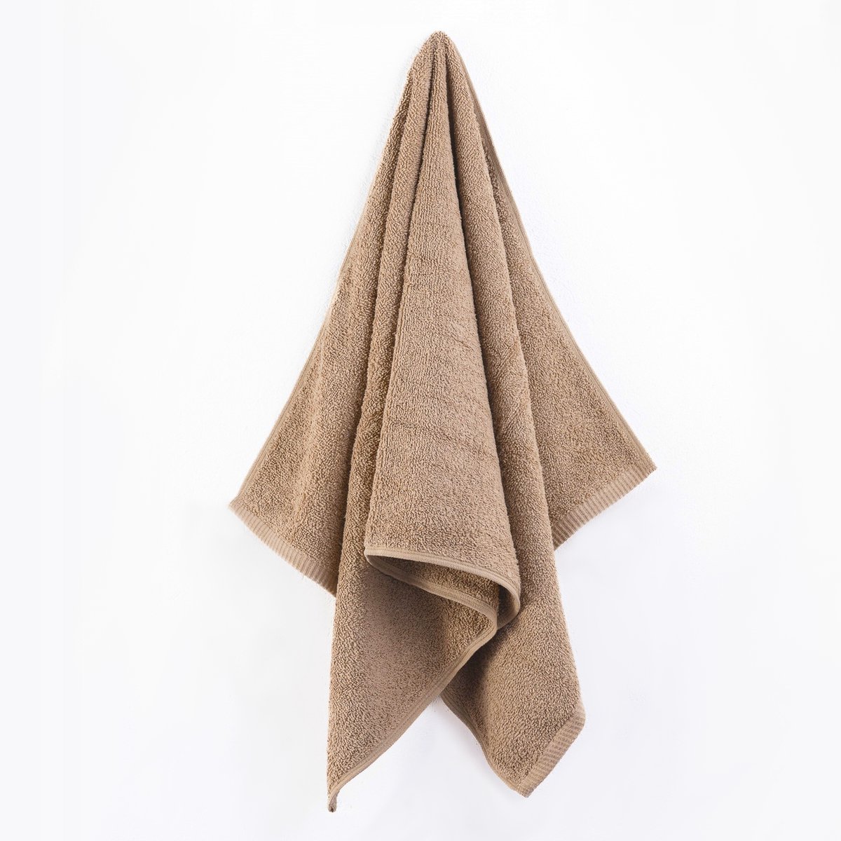 Grote badhanddoek 100x150cm, 100% katoen, zacht en absorberend, beige