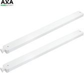 AXA Automatische Deurdranger - 3900 - Wit - 2 Stuks - Deursluiter voor binnen - Houdt kou buiten - Inclusief bevestigingsmaterialen