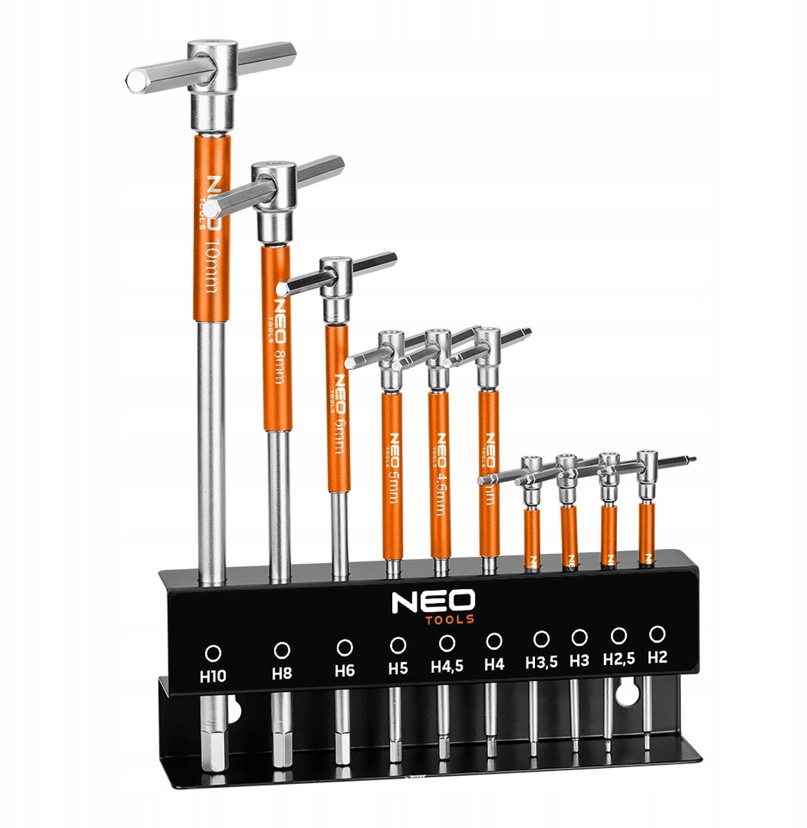NEO TOOLS 09-509 - Kluczenset - 2-10 mm - CRV Metaal - Praktisch Standaard