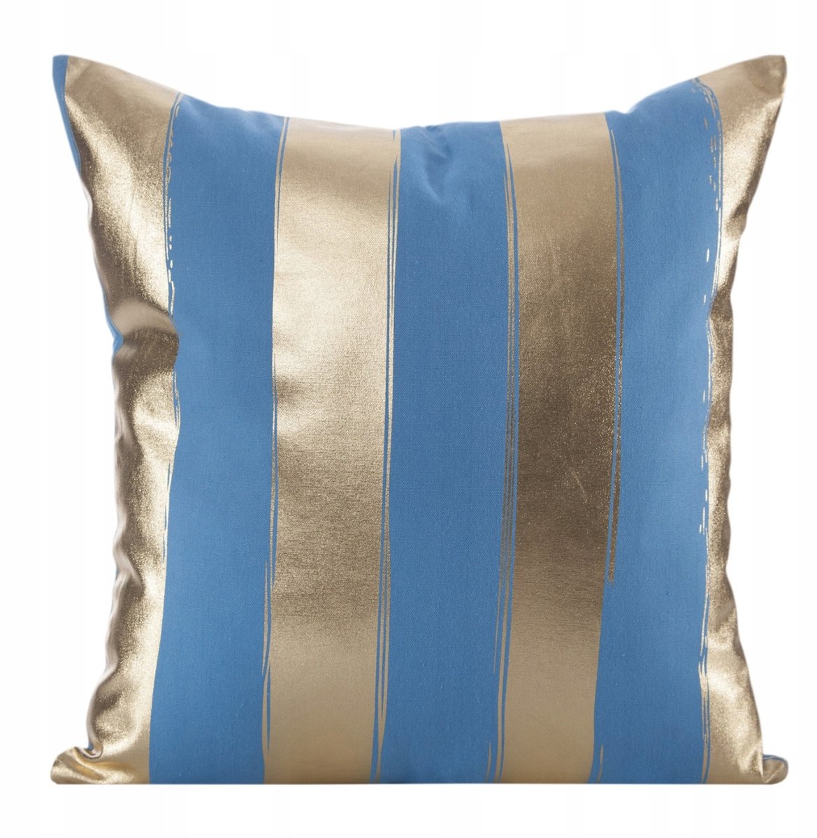 Decoratieve Kussenhoes Print Blauw Goud 45x45cm