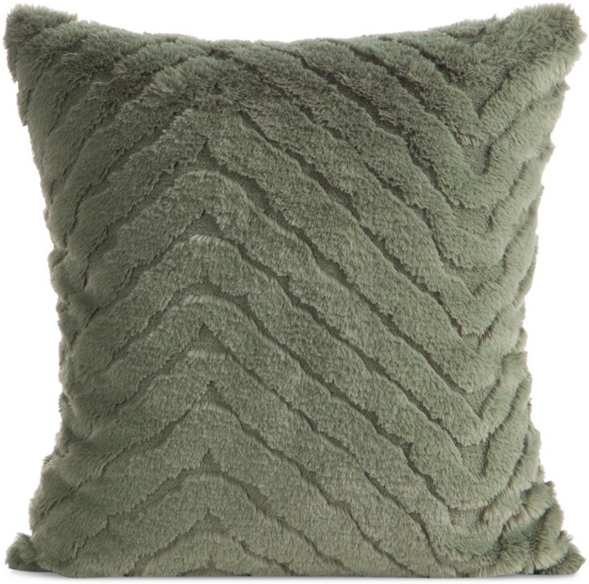 Decoratieve Kussenhoes Kate 45x45 cm Olijfgroen - Zacht & Stijlvol