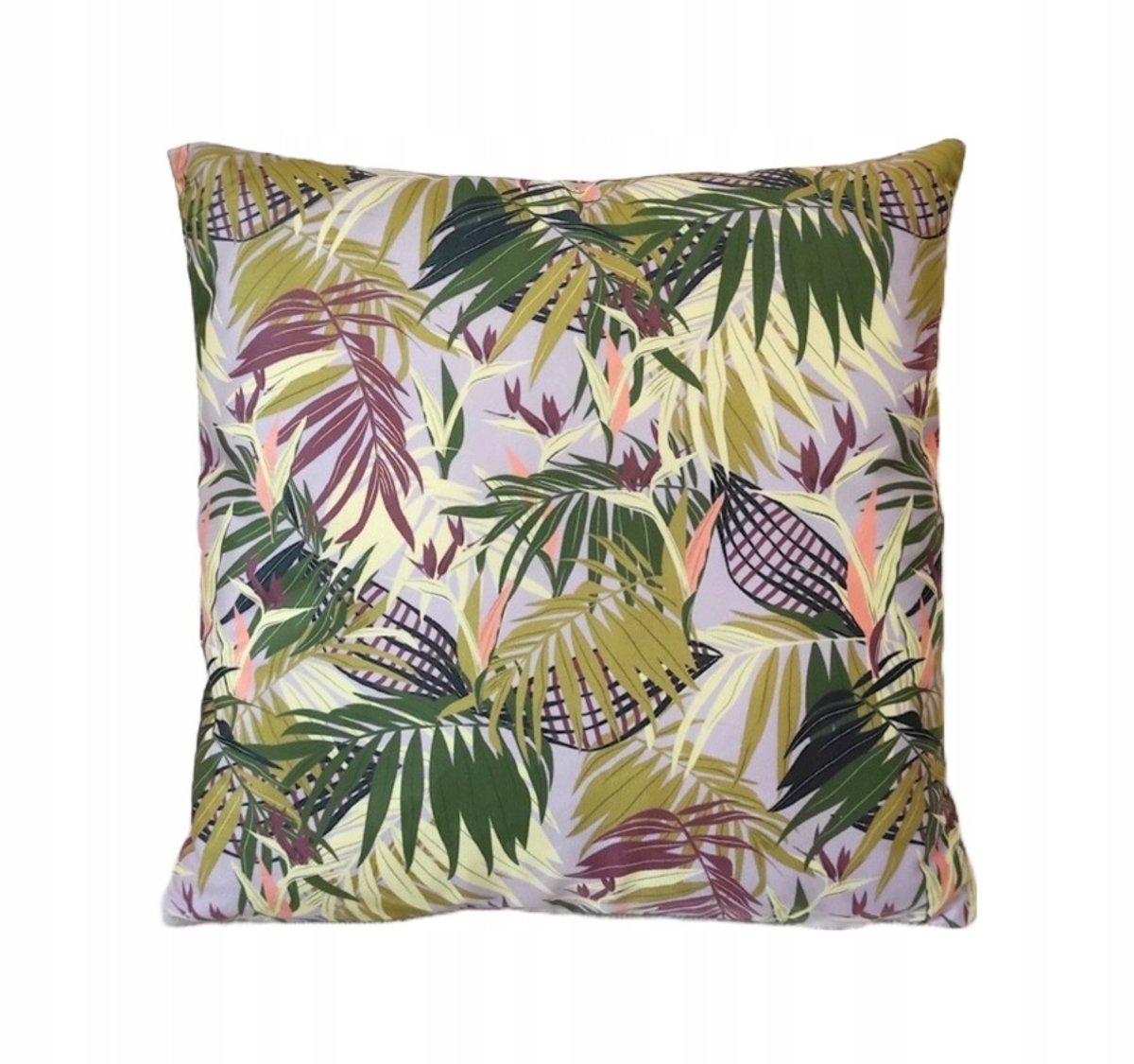 Decoratieve Kussenhoes 40x40cm - Fluweel met Kleurrijke Palmen & Jungle Print