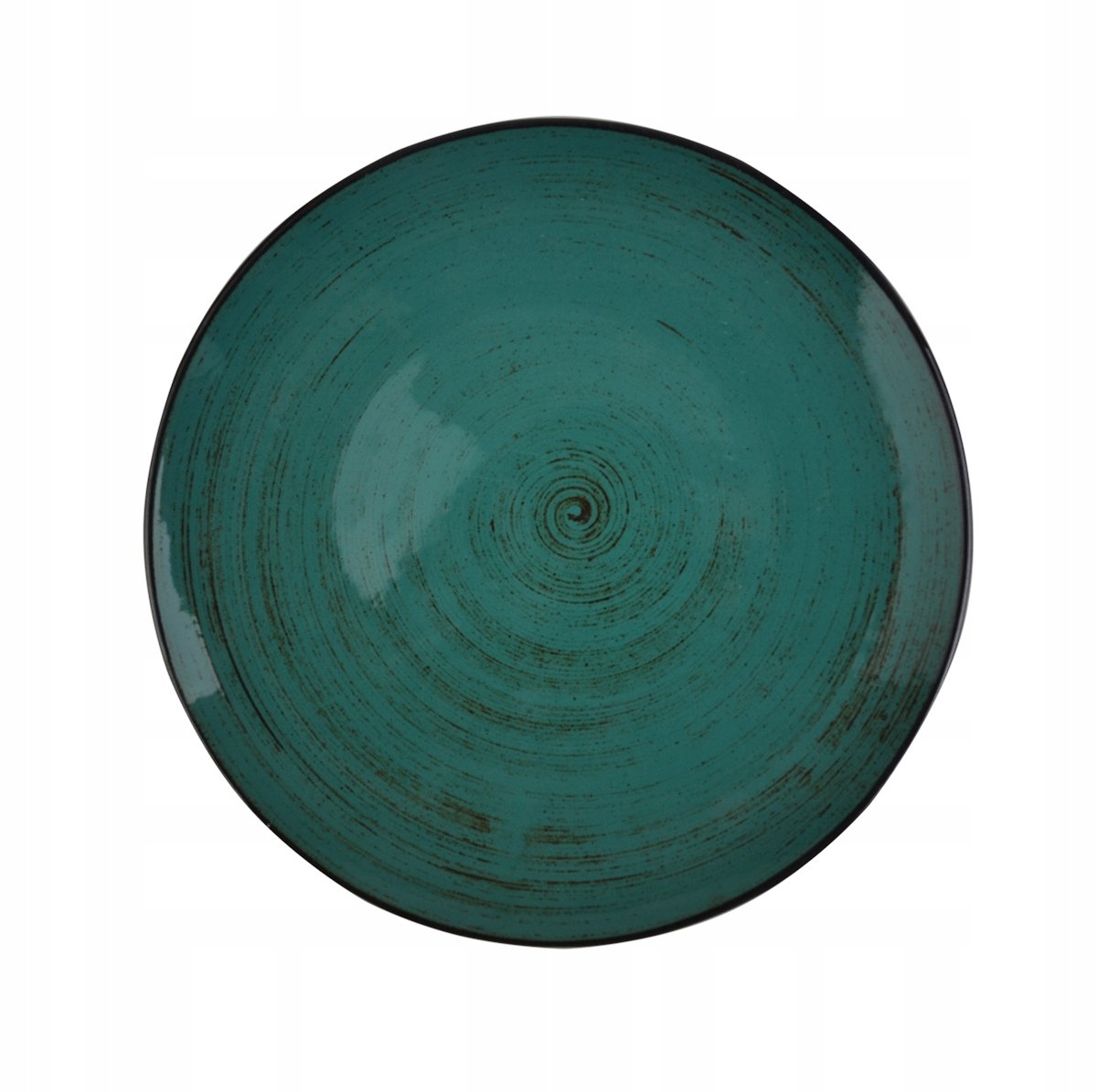 Bogucice Nostalgie Smaragd Verguld Bord 28 cm - Handbeschilderd porselein