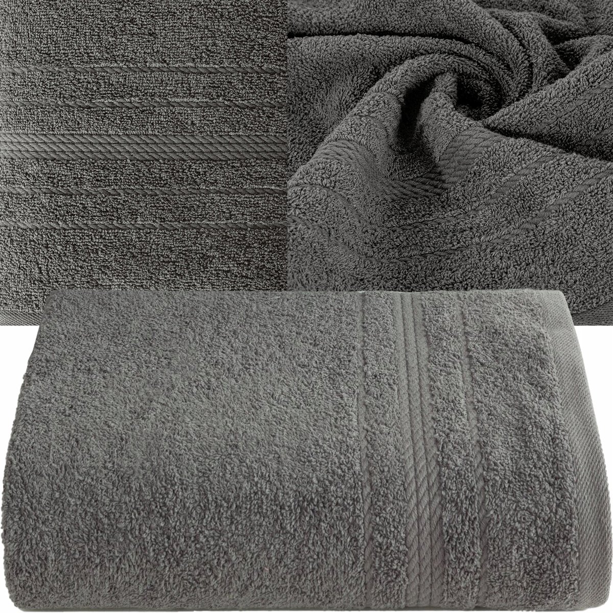 Zacht Badlaken 50x90 cm - 450 GSM - Staalgrijs